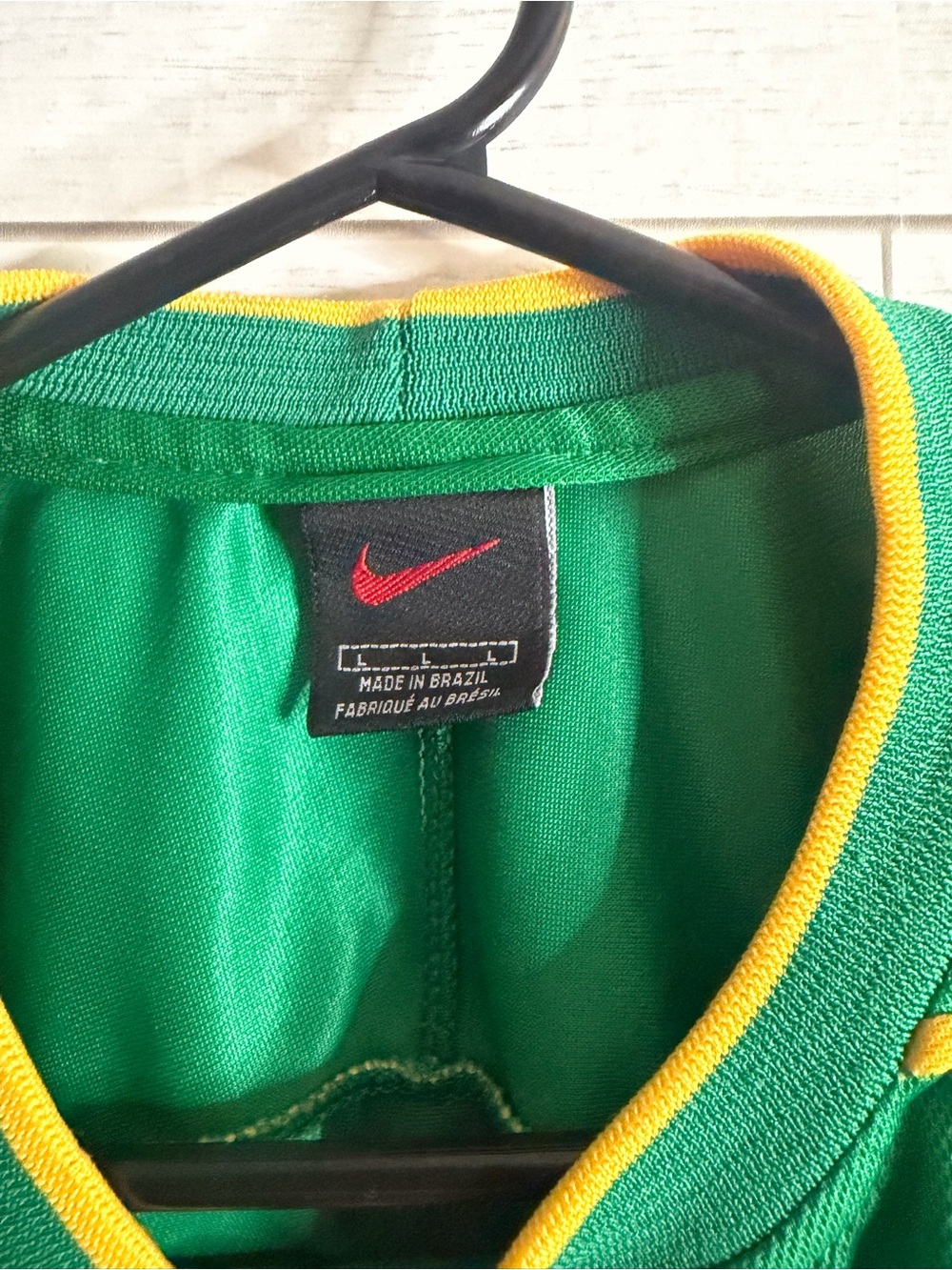 Vintage Nike Brazil Soccer Jersey - Picture 4 of 4